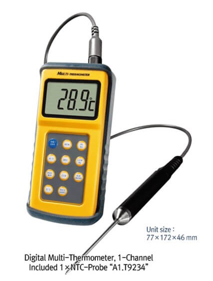 TERMÓMETRO MÚLTIPLE DIGITAL A1.T9234/A1.T9234T