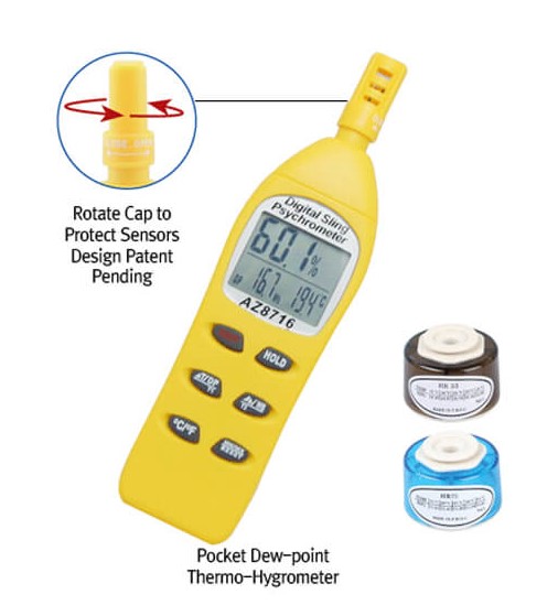 TERMOHIGROMETRO DE PUNTO DE ROCÍO DH.THH5